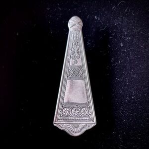 Antique Art Deco Silver Lapel Pin Brooch